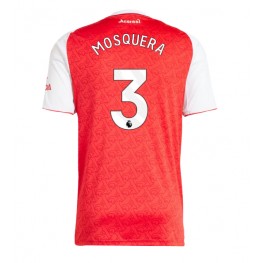 Arsenal Cristhian Mosquera #3 Thuis tenue 2025-26 Korte Mouw